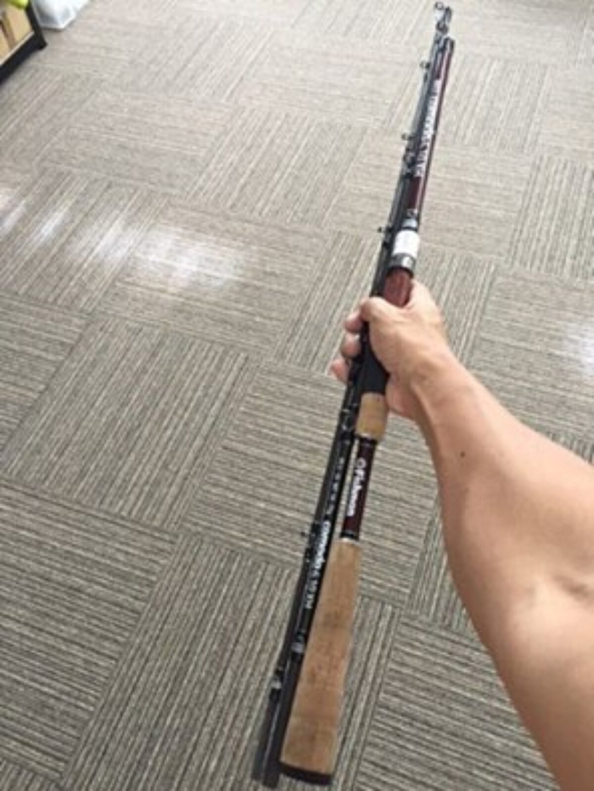 comodoの最大の特徴はガチガチの棒ではなく、Fishmanロッドらしく