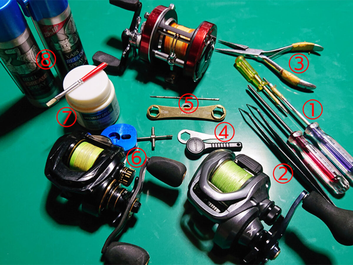 おうち時間でベイトリールメンテ！ 「必要な工具を揃えよう」編