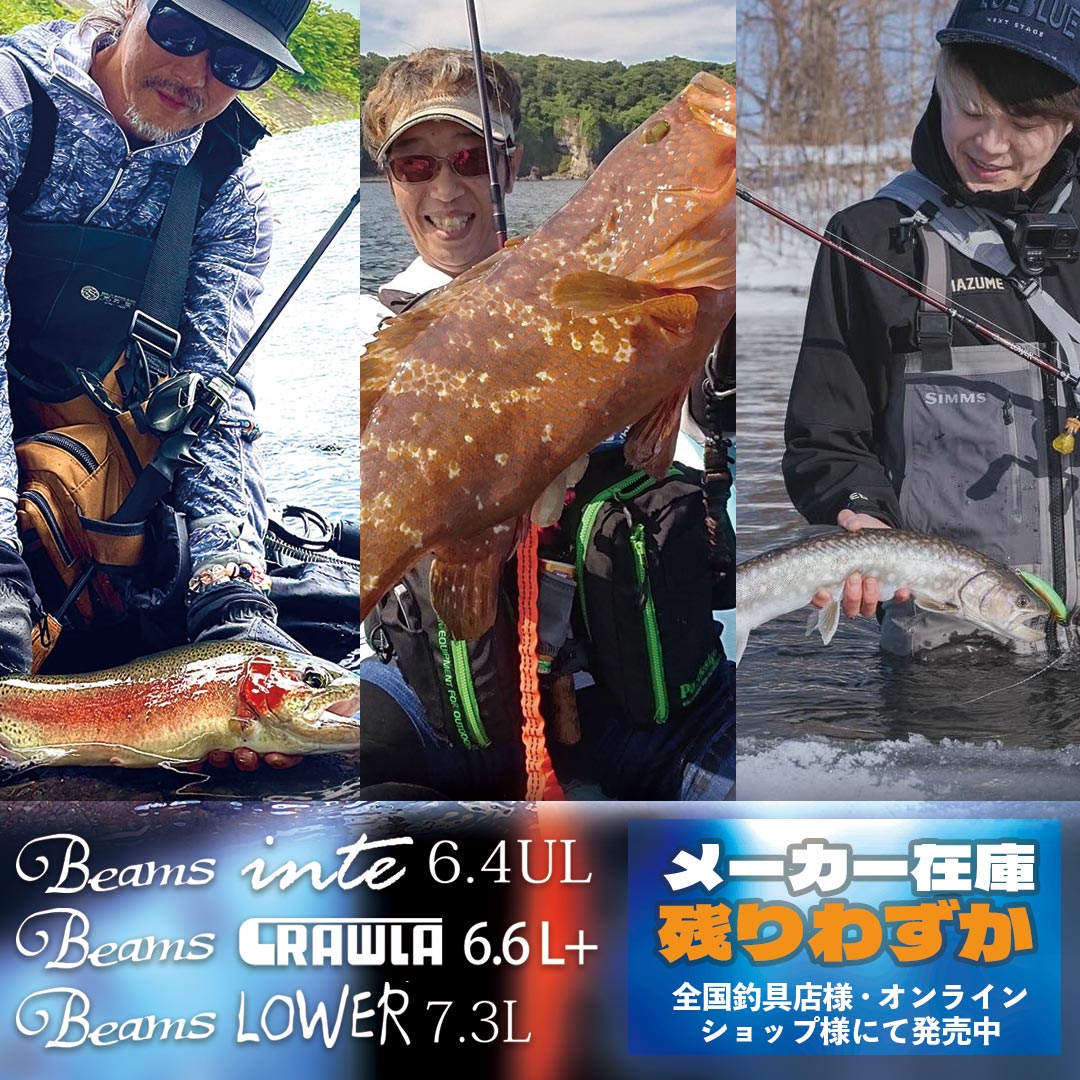 Beams inte6.4UL、Beams CRAWLA6.6L+、Beams LOWER7.3L メーカー在庫  