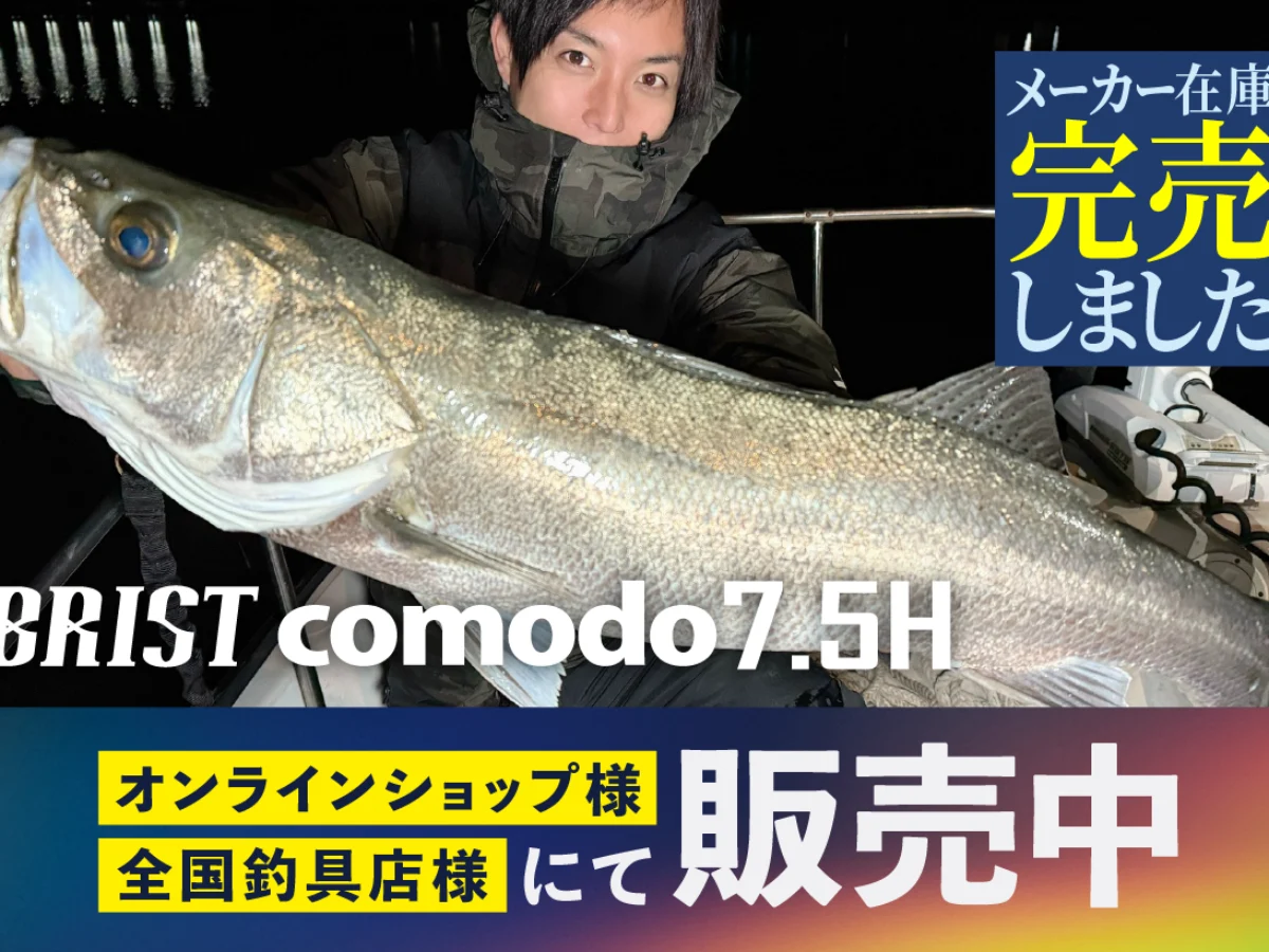 BRIST comodo7.5H（ブリストコモド）』 メーカー在庫完売しました
