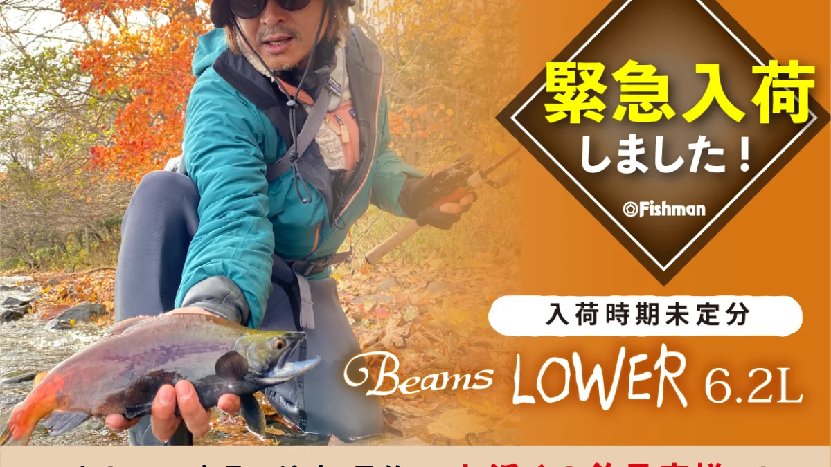 緊急入荷】Beams LOWER6.2L（ビームスローワー） 緊急入荷いたしました