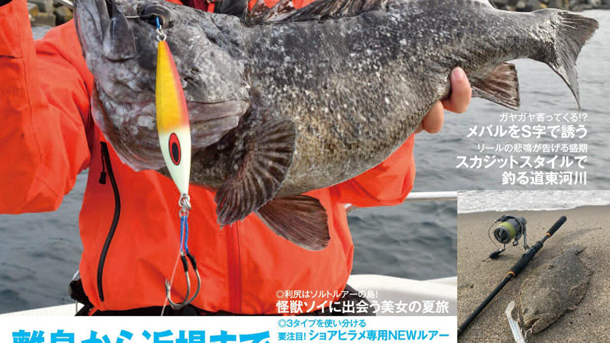 North Angler's 2021年8月号に『ベイトフィネスで遊ぶ 北海道小渓流
