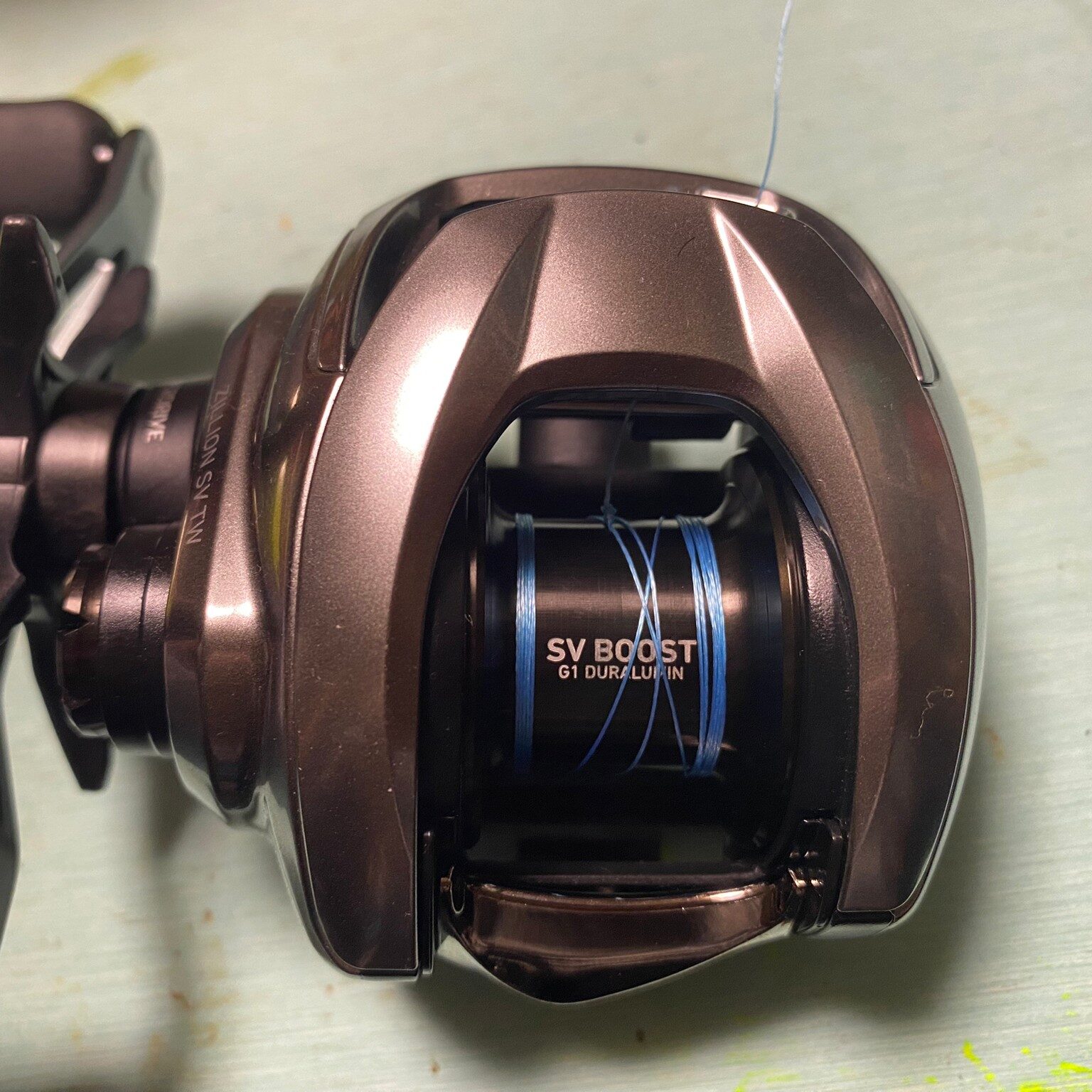 SHIMANO 201XG ベイトリールラインは取り外します CE32D90B-CA8D-471B-A090-