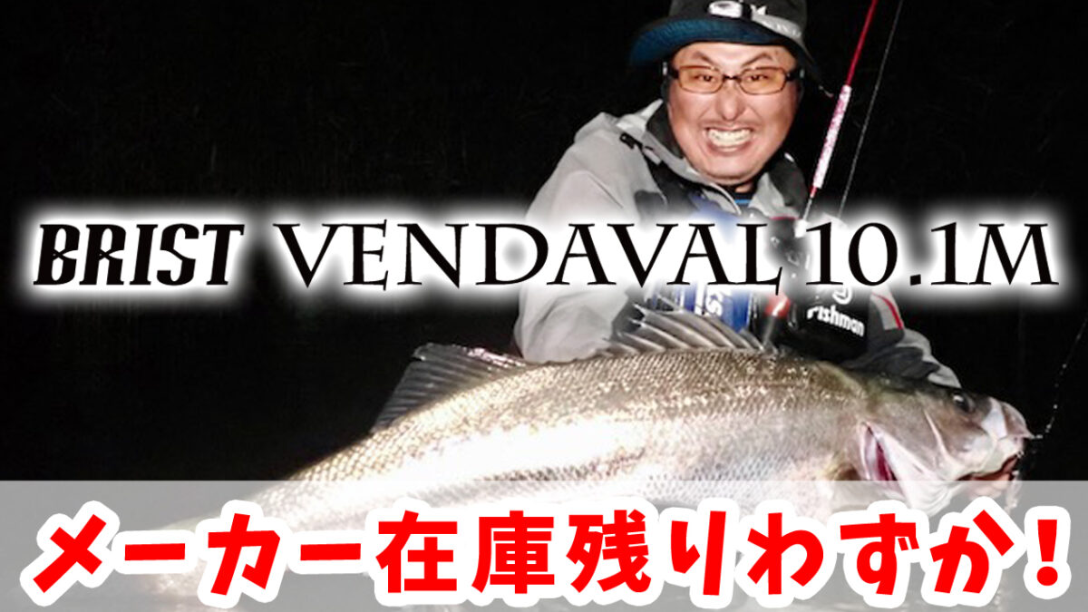 飛距離+感度】はるか沖のボトムまで射程範囲「BRIST VENDAVAL10.1M