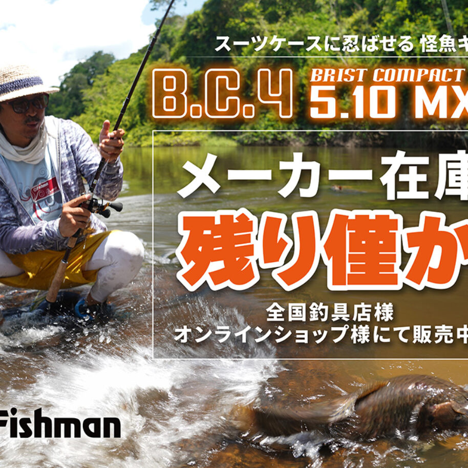 お早めに！】スーツケースに忍ばせる 怪魚キラー「BC4 5.10MXH